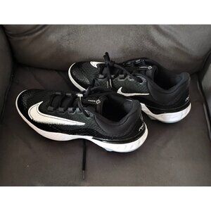 Nike Alpha Huarache Elite 4 Low Men's Baseball Cleats Black‎ Size 10